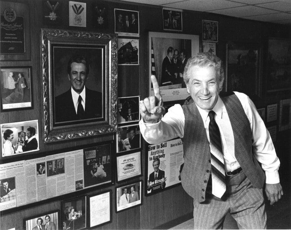 one of the famous people ever who are in sales Joe Girard