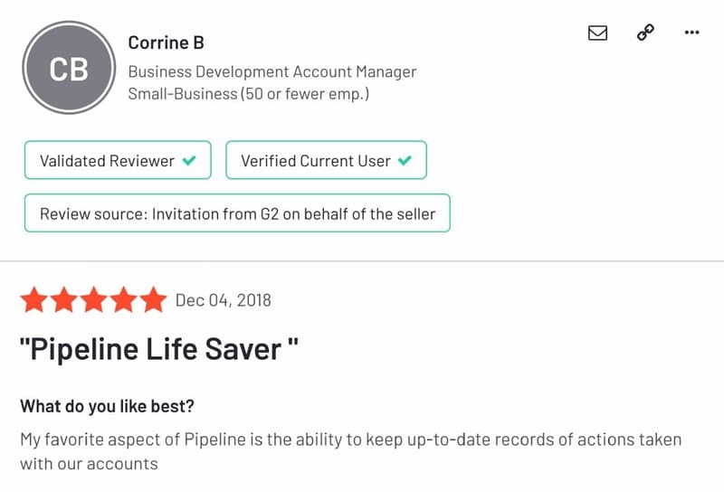 review corrine b 100 min p 800