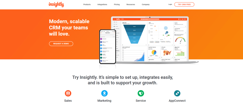 Insightly: Best Analytical CRM for Agencies