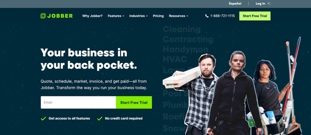 Jobber CRM- A CRM with a Large Repository of Painting Contractors