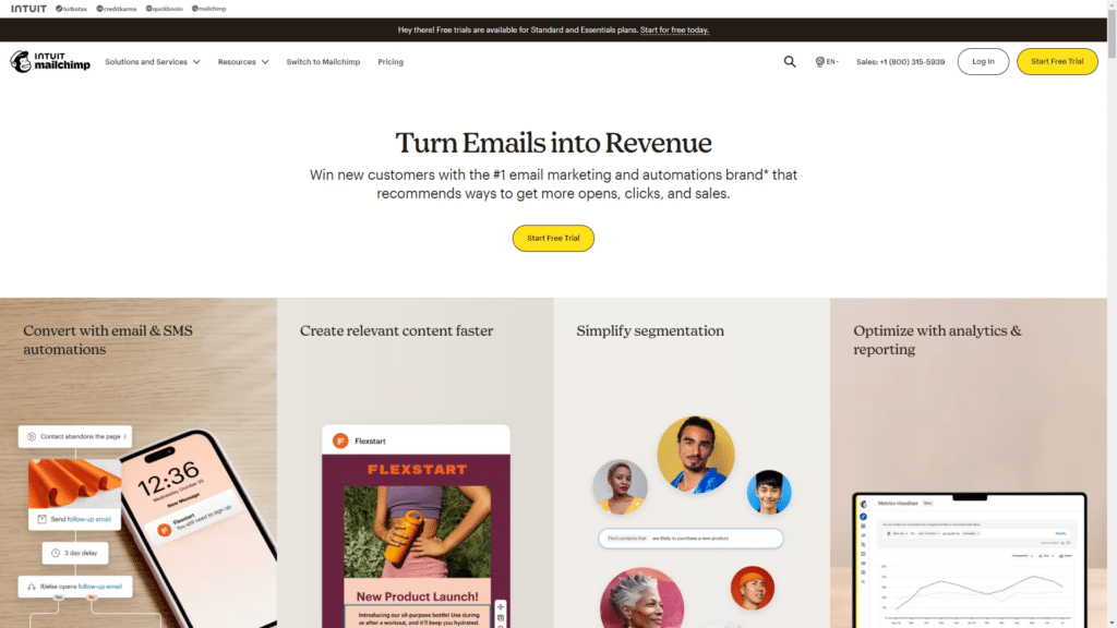 Mailchimp- Best Email Marketing Sales Automation Tool for Independent Financial Advisors