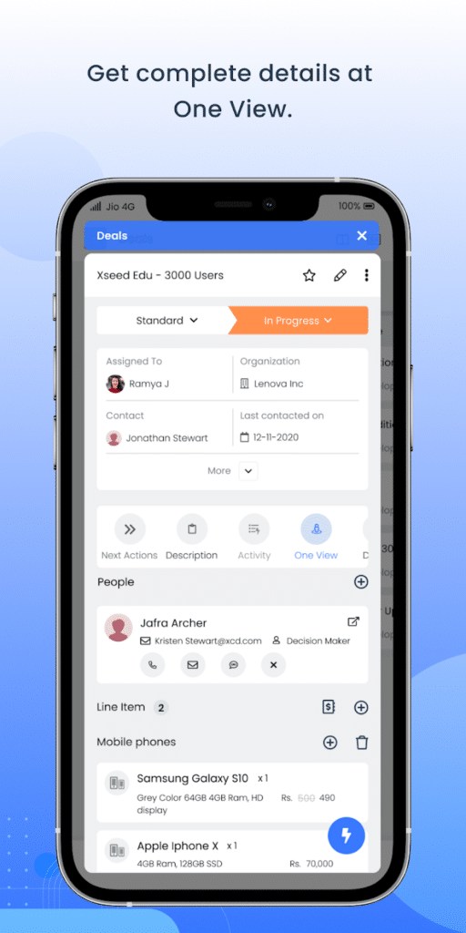 VTiger CRM: Best Generalist Mobile CRM