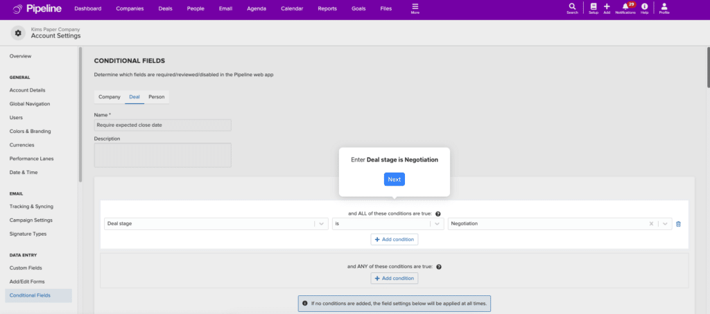 What Are Conditional Fields in CRM?