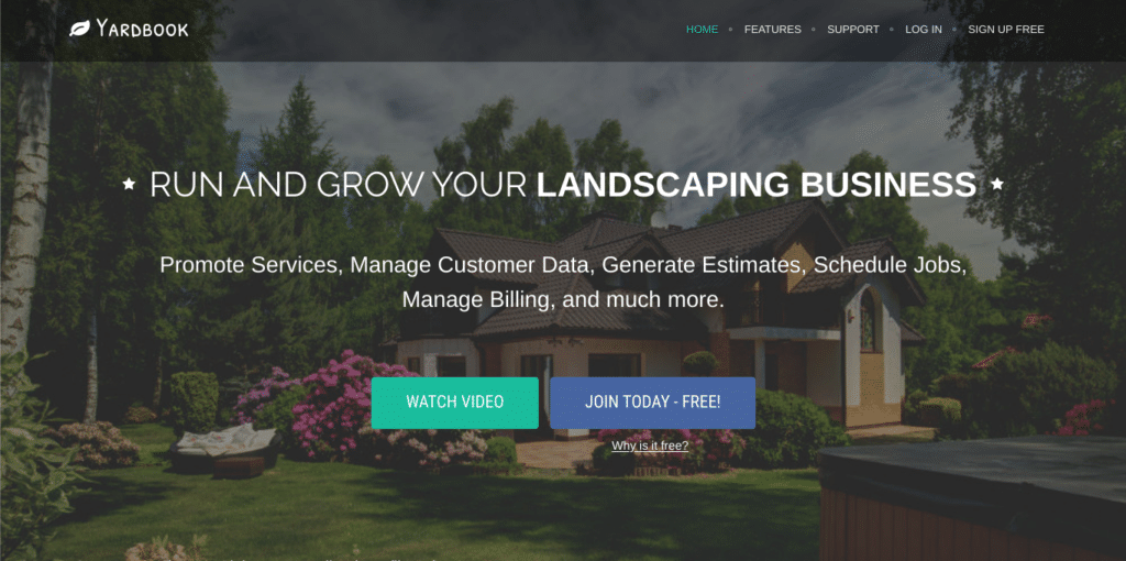 Yardbook: Best CRM for Landscapers to Market the Services